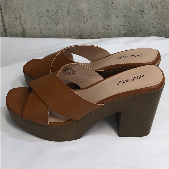 chunky platform mules